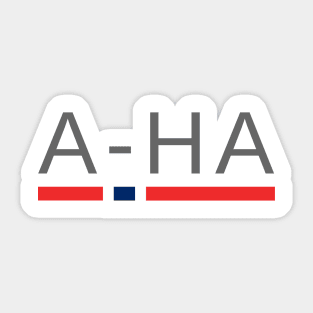 a-ha Sticker